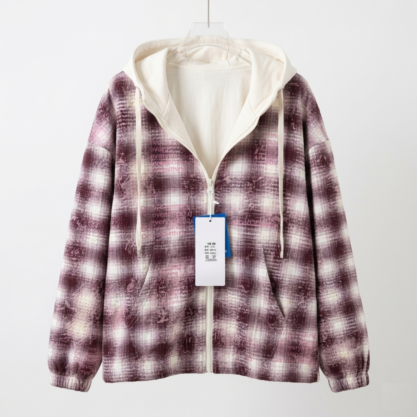 Veste Surchemise à Carreaux et Capuche « Grunge Layered »