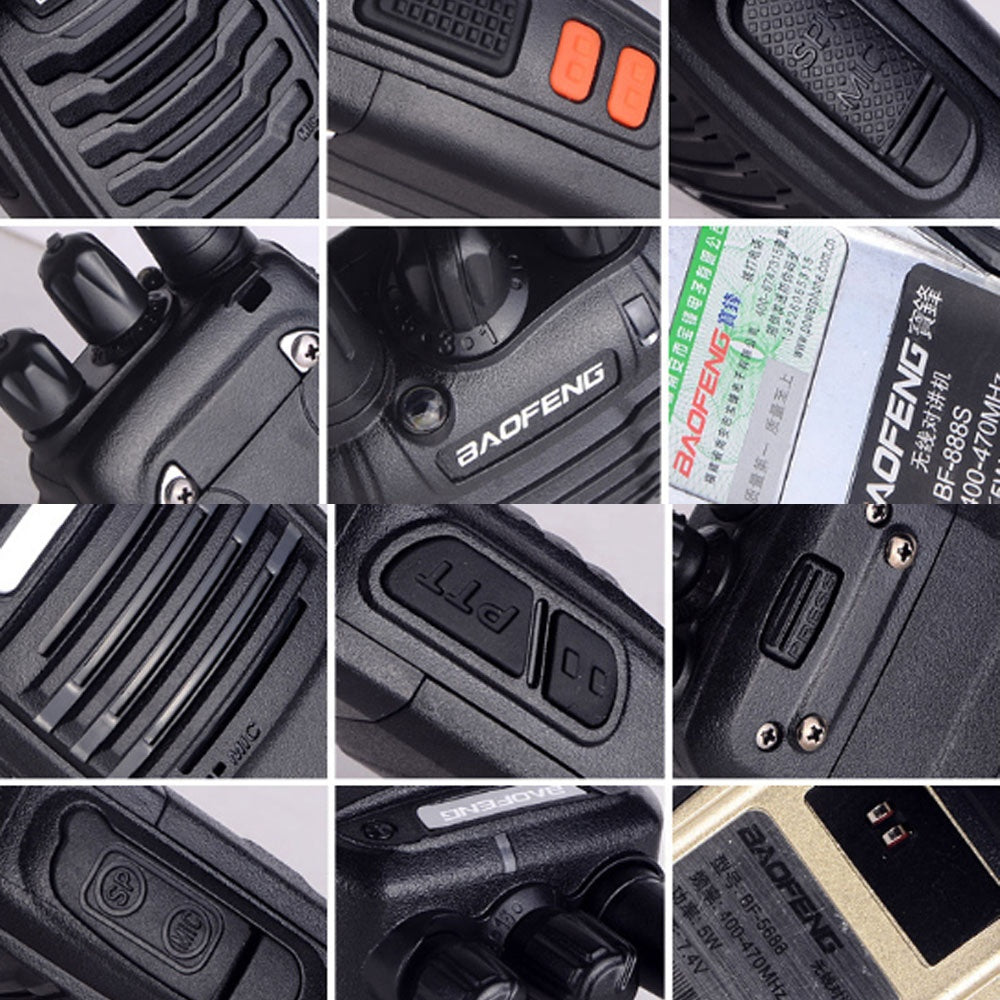 Talkie-Walkie BF-888S – Radio Bidirectionnelle Haute Performance pour Sécurité, Chantier et Événementiel