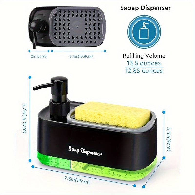 Station de Nettoyage Cuisine - Distributeur de Liquide Vaisselle Intégré