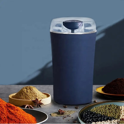 Moulin Électrique Multifonction - Lames en Acier Inoxydable - Pour Café, Épices et Graines